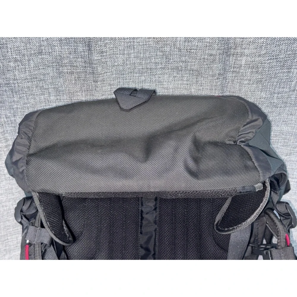 The North Face Surge Backpack Red Black Grey Hiking Travel Laptop Bag